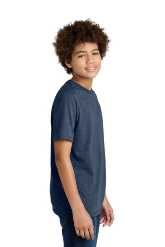 Left view of Port & Company® Youth CVC Tee