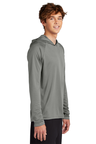 Right view of Port & Company Performance Pullover Hooded Tee PC380H
