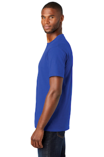 Left view of Port & Company Fan Favorite Tee