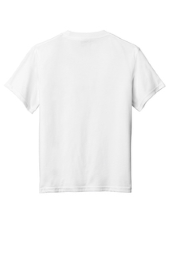 Back view of Port & Company Youth Fan Favorite Blend Tee