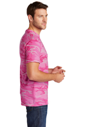 Right view of Port & Company 5.4-Oz 100% Cotton Camo Tee
