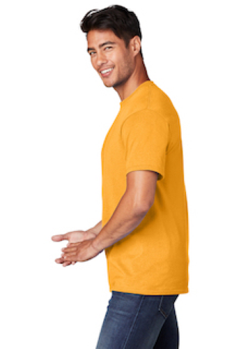 Left view of Port & Company Core Cotton DTG Tee PC54DTG