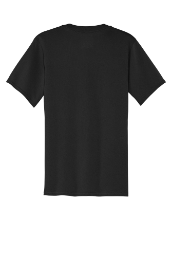 Back view of Port & Company 5.4-oz 100% Cotton Pocket T-Shirt