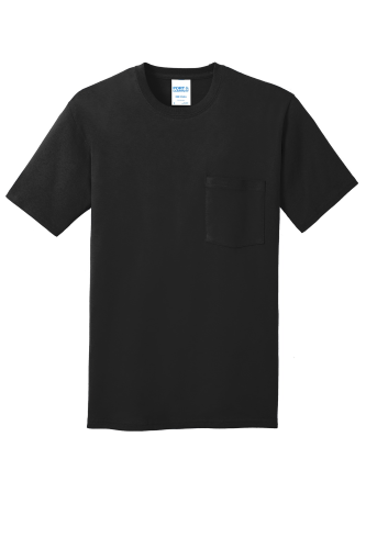 Port & Company 5.4-oz 100% Cotton Pocket T-Shirt