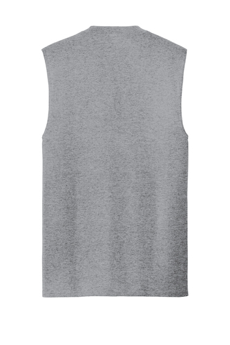Back view of Port & Company Core Cotton Sleeveless Tee