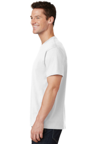 Right view of Port & Company Tall Core Cotton Tee