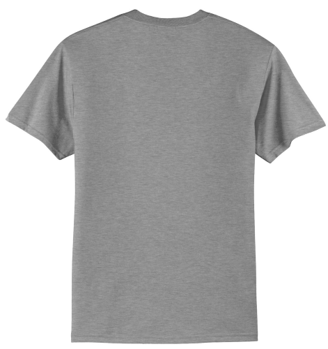 Back view of Port & Company 50/50 Cotton/Poly T-Shirt