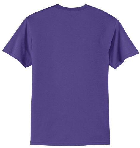 Back view of Port & Company 50/50 Cotton/Poly T-Shirt