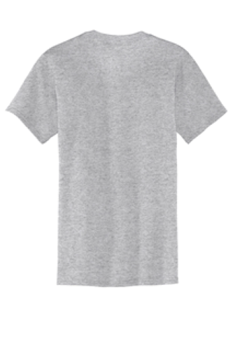 Back view of Port & Company 50/50 Cotton/Poly T-Shirt with Pocket