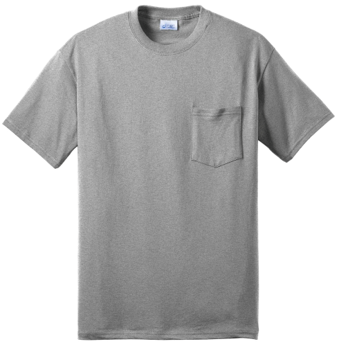 Port & Company Tall 50/50 Cotton/Poly T-Shirt with Pocket