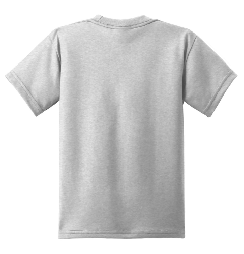 Back view of Port & Company Youth 50/50 Cotton/Poly T-Shirt