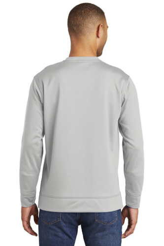 Back view of Port & Company Performance Fleece Crewneck Sweatshirt