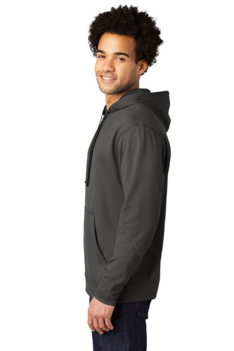 Right view of Port & Company Performance Fleece Pullover Hooded Sweatshirt