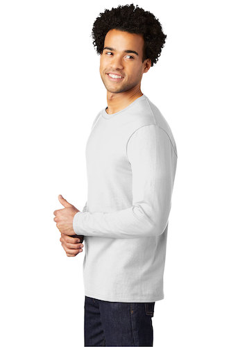 Right view of Port & Company Long Sleeve Bouncer Tee PC600LS