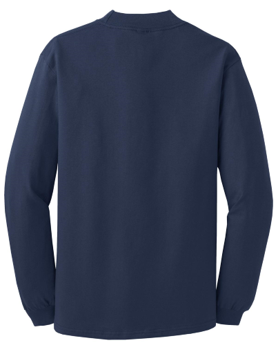 Back view of Port & Company Mock Turtleneck