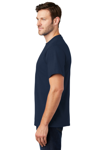 Left view of Port & Company Tall Essential T-Shirt