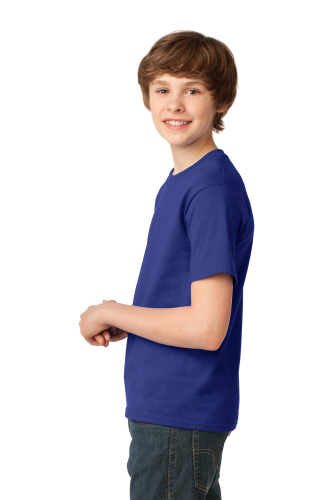 Right view of Port Company Youth Essential T Shirt