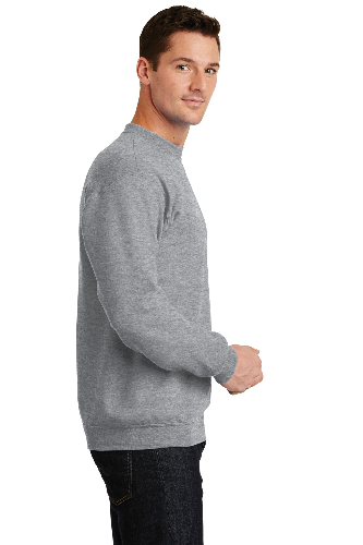 Left view of Port & Company Classic Crewneck Sweatshirt