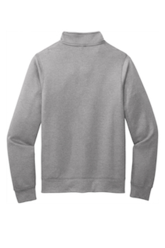 Back view of Port & Company Core Fleece Cadet Full-Zip Sweatshirt PC78FZ