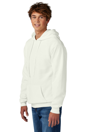 Left view of Port & Company Core Fleece PFD Pullover Hooded Sweatshirt PC78HPFD