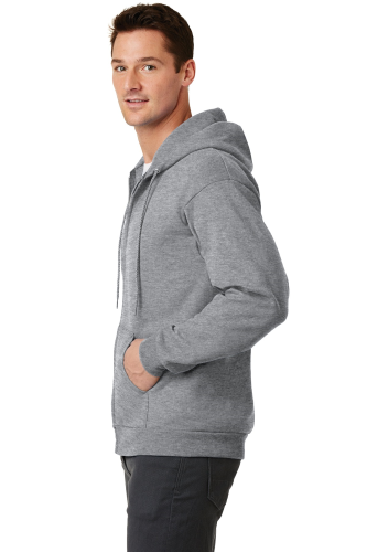 Right view of Adult Sachem Soccer Full Zip Hoodie