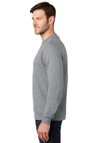 Left view of Port & Company Fan Favorite Fleece Crewneck Sweatshirt