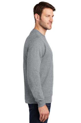 Right view of Port & Company Fan Favorite Fleece Crewneck Sweatshirt
