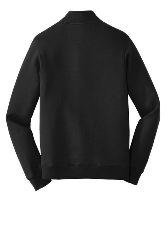 Back view of Port & CompanyÂ Fan Favorite Fleece 1/4-Zip Pullover Sweatshirt