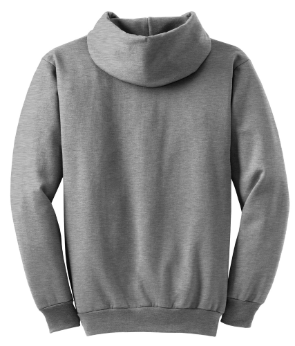 Back view of Port & Company Ultimate Pullover Hooded Sweatshirt