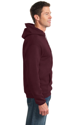 Left view of Port & Company Ultimate Pullover Hooded Sweatshirt