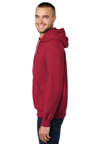 Right view of Port & Company Ultimate Pullover Hooded Sweatshirt