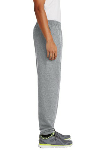 Left view of Port & Company Ultimate Sweatpant with Pockets