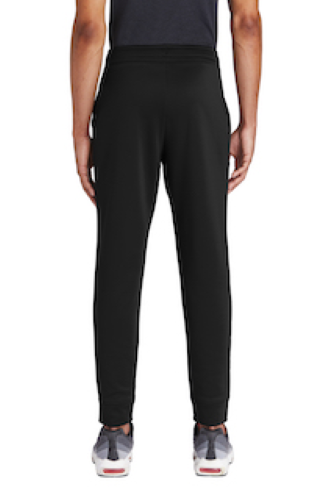 Back view of Sport-Tek ® Sport-Wick ® Fleece Jogger Brand Logo
