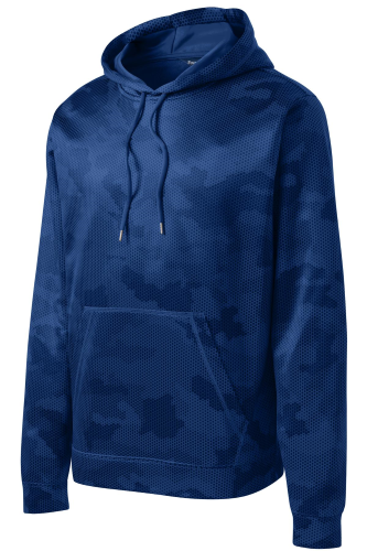 Sport-Tek Sport-Wick CamoHex Fleece Hooded Pullover