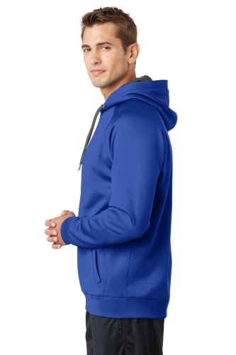 Right view of Sport-Tek Tech Fleece Hooded Sweatshirt