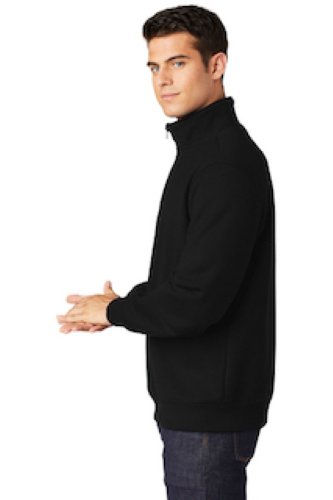 Left view of Sport-Tek 1/4-Zip Sweatshirt