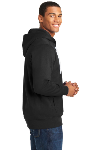 Left view of Sport-Tek Lace Up Pullover Hooded Sweatshirt