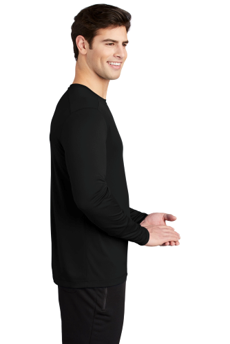 Left view of Sport-Tek ® Posi-UV ® Pro Long Sleeve Tee