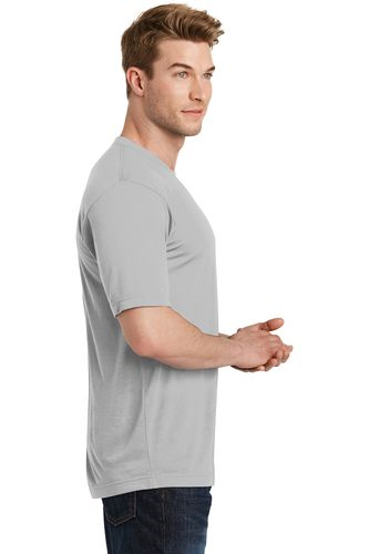 Left view of Sport-Tek PosiCharge Competitor Cotton Touch Tee