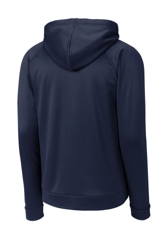 Back view of Sport-Tek Re-Compete Fleece Pullover Hoodie