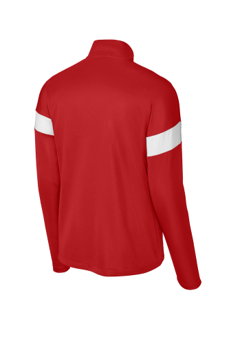 Back view of Sport-Tek Travel Full-Zip Jacket ST800