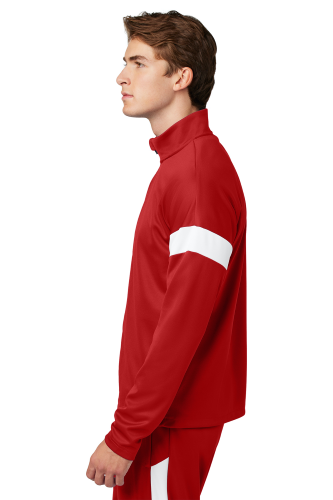 Left view of Sport-Tek Travel Full-Zip Jacket ST800