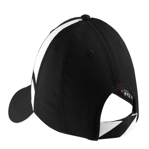 Back view of Sport-Tek Dry Zone Mesh Inset Cap