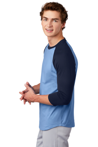 Right view of Sport-Tek Colorblock Raglan Jersey