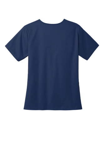 Back view of WonderWink Women’s WorkFlex V-Neck Top WW4560