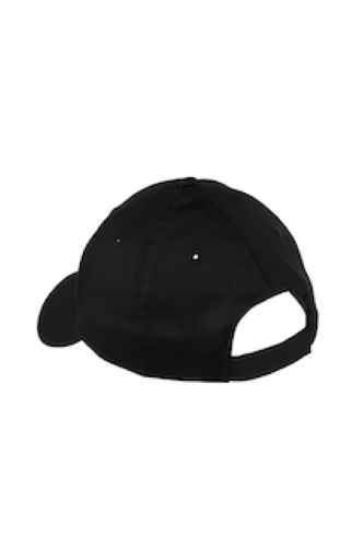 Back view of Port & Company Youth Six-Panel Twill Cap