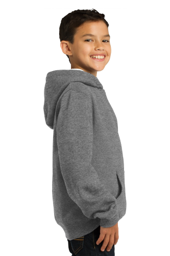 Left view of Sport-Tek Youth Pullover Hooded Sweatshirt
