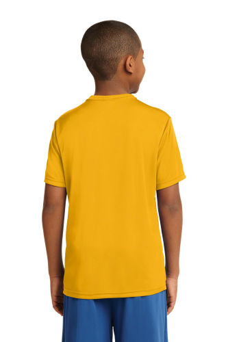 Back view of Sport Tek Youth Competitor Tee