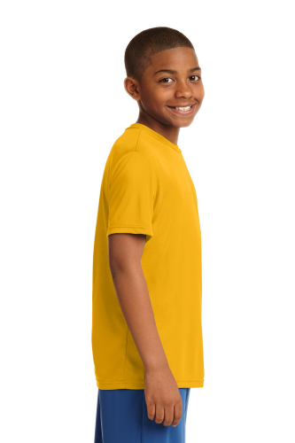 Left view of Sport Tek Youth Competitor Tee