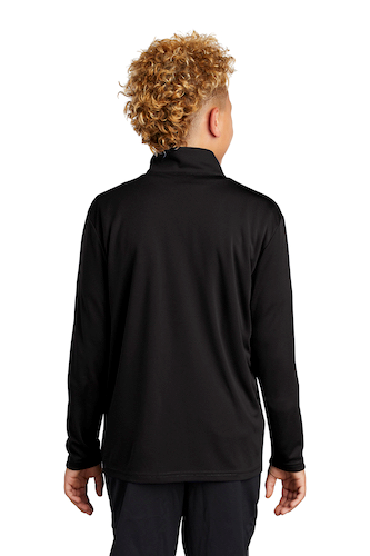 Back view of Sport-Tek Youth PosiCharge Competitor 1/4-Zip Pullover